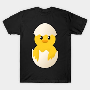 Easter chick in eggshell T-Shirt